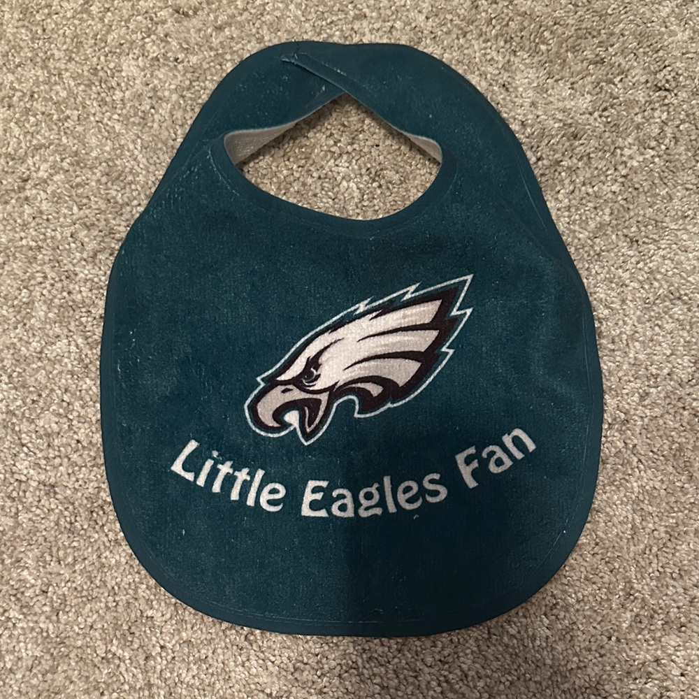 Philadelphia Eagles baby bib